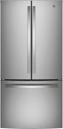 GE French Door Refrigerator GWE19JYLFS review compact design with ENERGY STAR efficiency
