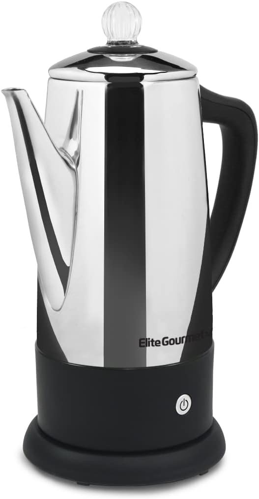 Elite Gourmet EC812 Coffee Percolator Review Best 12-Cup Stainless Steel Brewer for Home Use