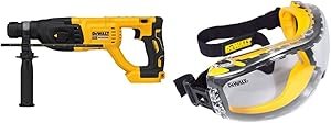 514Y4bkiYS._AC_SY300_SX300_ DEWALT 20V MAX XR Rotary Hammer Drill DCH133B review with safety goggle included