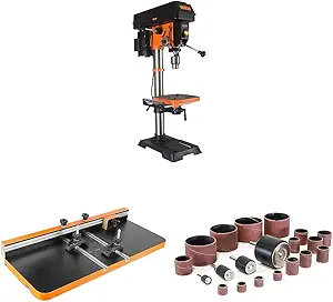 51ENlerPVEL.__AC_SX300_SY300_QL70_FMwebp_ WEN 4214T Drill Press Review with Table and Sanding Drum Kit Insights
