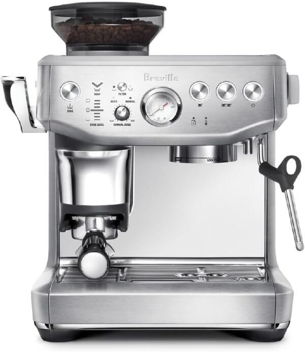 Breville Barista Express Impress Espresso Machine BES876BSS review with features and performance insights