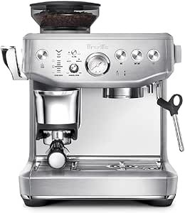 Breville Barista Express Impress Espresso Machine BES876BSS review with features and performance insights