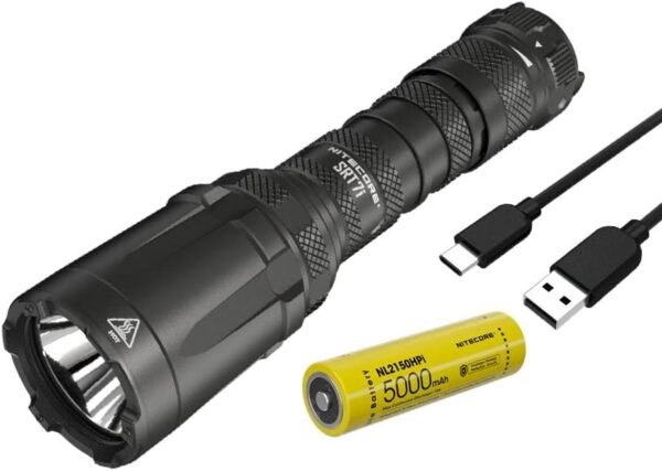 Nitecore SRT7i Tactical Flashlight Review Exceptional Brightness and Rechargeable Design
