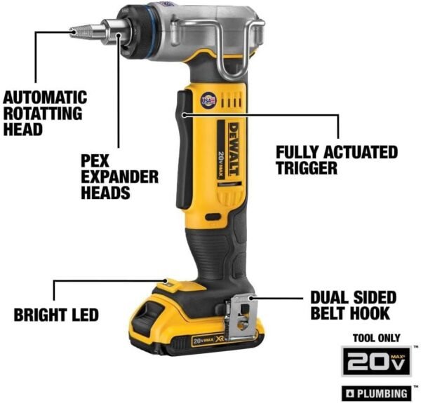 DEWALT DCE400B 20V MAX PEX Expander Tool Review for Efficient Plumbing Projects