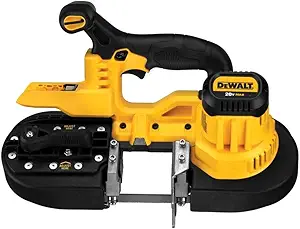 DEWALT 20V MAX Portable Bandsaw DCS371B review for metal cutting efficiency and durability