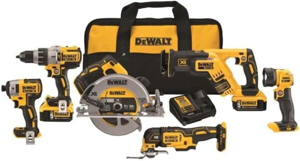 51Y7hZzfkgL._AC_SL1000_ DEWALT 20V MAX Power Tool Combo Kit Review Comprehensive Look at DCK694P2