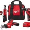 Milwaukee 2498-25 M12 12V Cordless Tool Combo Kit review for power enthusiasts