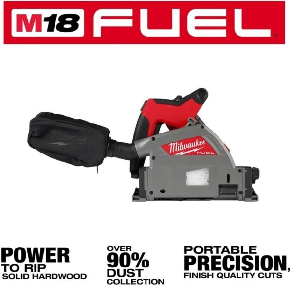 Milwaukee M18 FUEL Cordless Plunge Track Saw Review Powerful Precision Cutting Tool