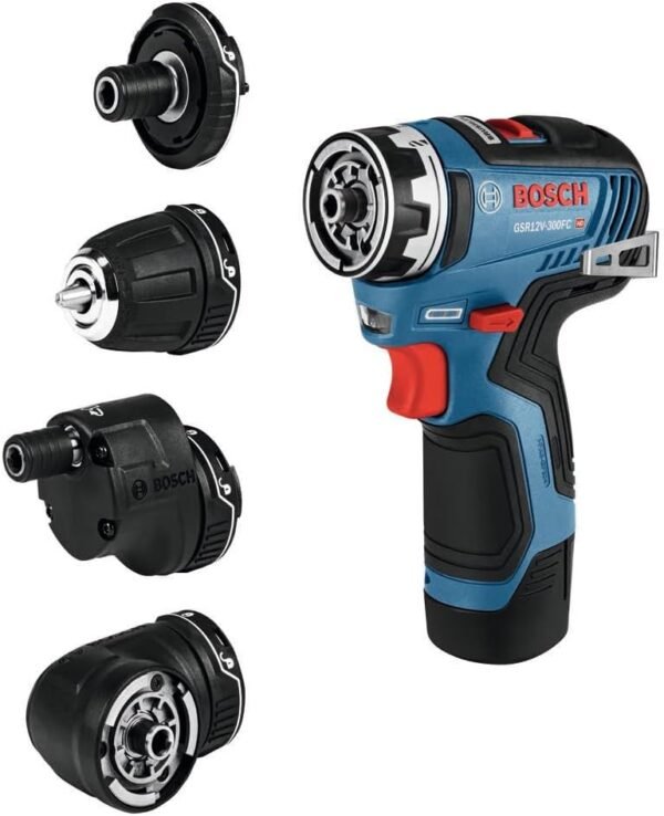 Bosch GSR12V-300FCB22 Drill Driver Review Compact 5-in-1 Flexiclick System