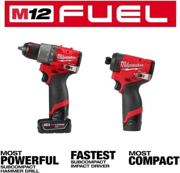51qZDFV3CVL._AC_SL1000_ Milwaukee M12 FUEL 12V Combo Kit Review Best Cordless Drill and Impact Driver