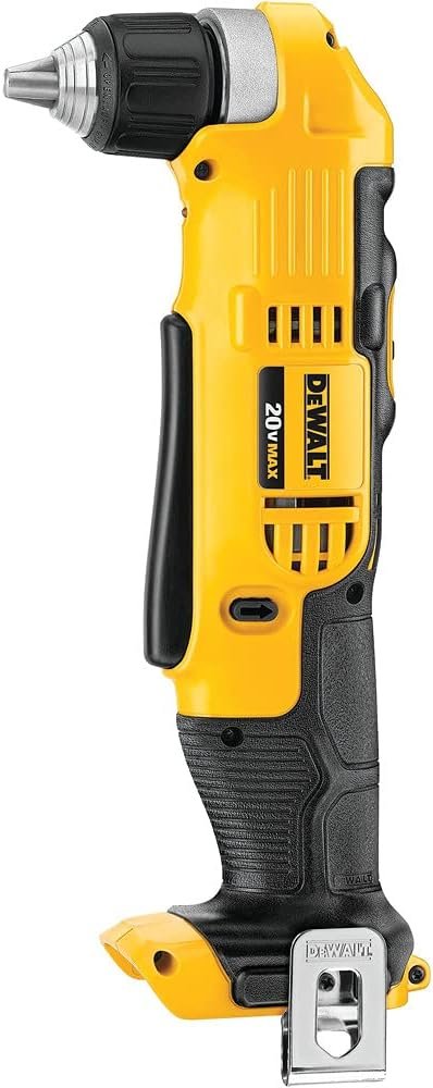DEWALT DCD740B Right Angle Drill Review Compact Design and Dual Speed Flexibility