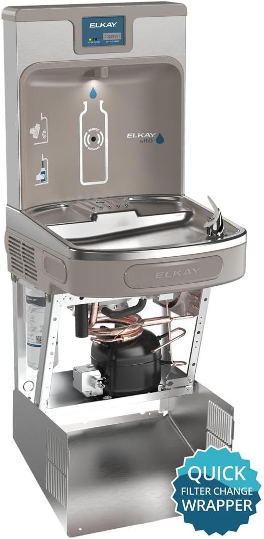 Elkay LZS8WSSP Bottle Filling Station review wall-mounted stainless design pros and cons