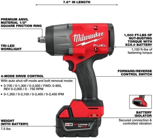 6103ryKgvOL._AC_SL1200_ Milwaukee 3010-22 Power Tool Combo Kit Review Ultimate Torque Performance and Versatility