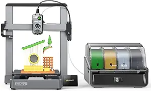 Creality Hi Combo 3D Printer Review High-Speed Multicolor Printing with Advanced Features