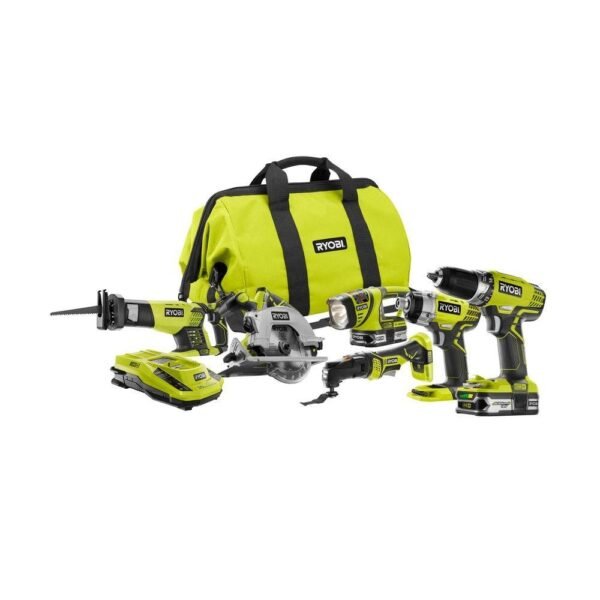 Comprehensive review of the RYOBI P884 18-Volt ONE+ Combo Kit tools