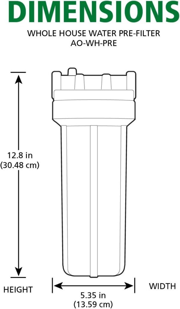 614EtRHNAdL._AC_SL1400_ AO Smith AO-WH-PRE Whole House Water Filtration System Review Sediment-Free Performance