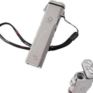 614qkdWwhaL.__AC_SY445_SX342_QL70_ML2_ RovyVon E30 Tactical Flashlight Review Compact Dual Power System with 2600 Lumen Proximity Sensor