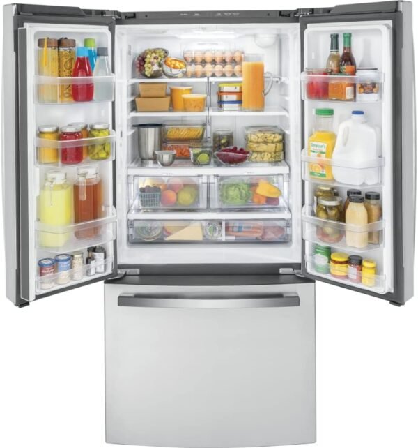 GE French Door Refrigerator GWE19JYLFS review compact design with ENERGY STAR efficiency