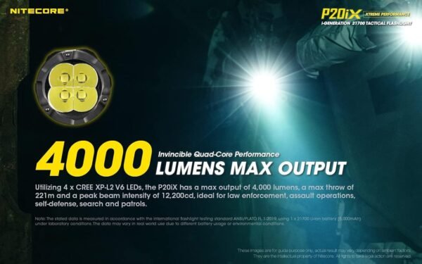 Comprehensive review of the Nitecore P20iX tactical flashlight with 4000 lumens