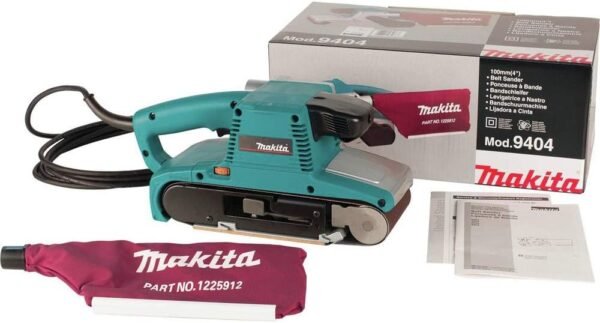 Makita 9404 Belt Sander Review Powerful Performance and Quiet Operation for Woodworking