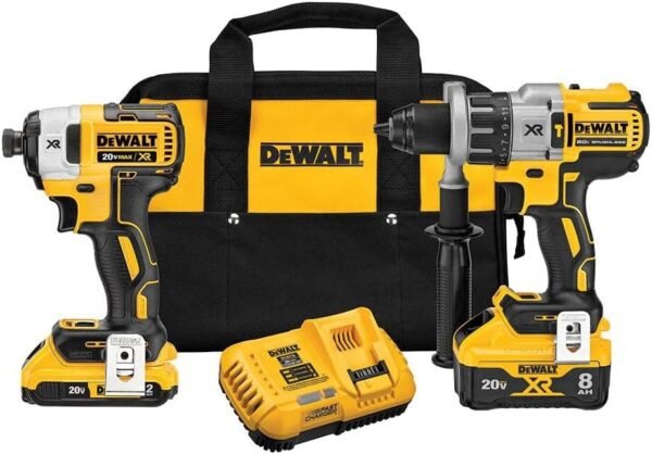 DEWALT 20V MAX XR Cordless Drill Combo Kit review with Hammer Drill and Impact Driver