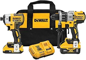 61F07UcTitL.__AC_SX300_SY300_QL70_FMwebp_ DEWALT 20V MAX XR Cordless Drill Combo Kit review with Hammer Drill and Impact Driver