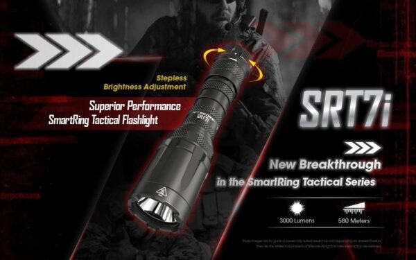 Nitecore SRT7i Tactical Flashlight Review Exceptional Brightness and Rechargeable Design