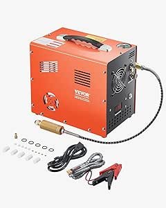 VEVOR PCP Air Compressor review Portable 4500PSI model for airguns and paintball tanks