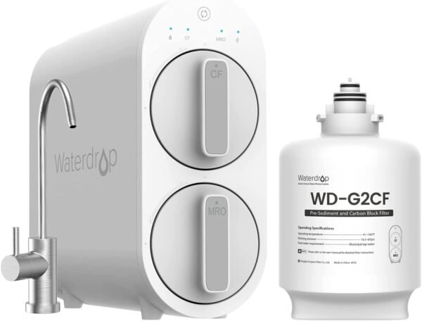 Waterdrop G2 Reverse Osmosis System review Tankless design and advanced filtration features