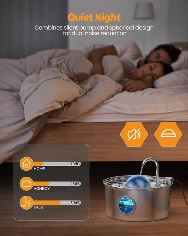 61PKLFglW5L._AC_SL1500_ AONBOY Cat Water Fountain Review 2023 Is This the Best Stainless Steel Option?