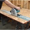 Makita SP6000J1 Plunge Circular Saw review with guide rail for precision cutting