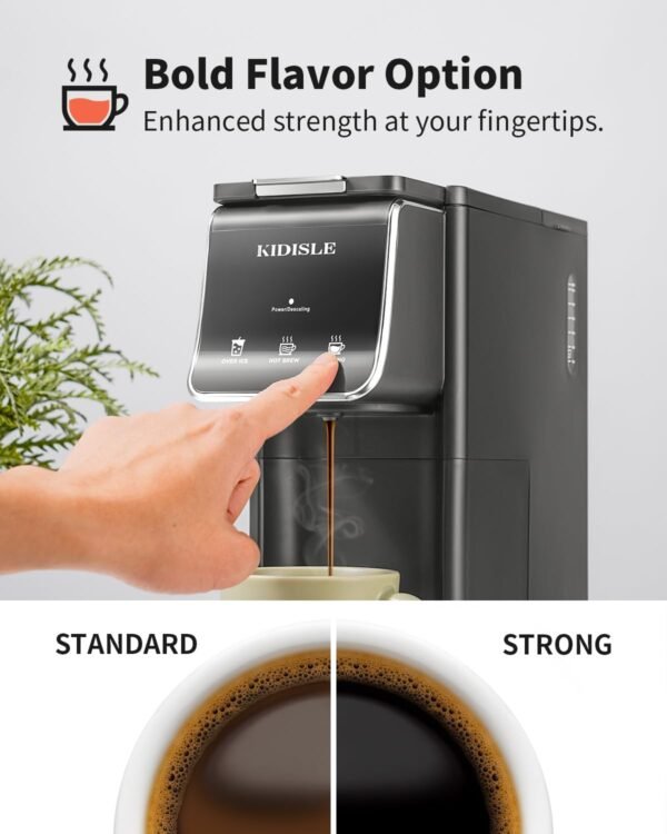 KIDISLE KC311 Coffee Maker Review Compact Drip Machine with Iced and Bold Settings