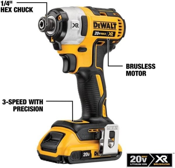 DEWALT 20V MAX XR Cordless Drill Combo Kit review with Hammer Drill and Impact Driver