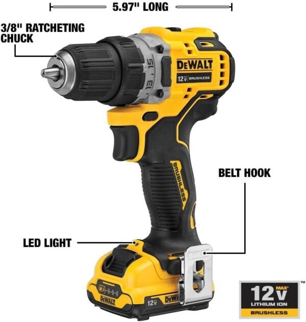 DEWALT 12V MAX Cordless Drill Driver Kit Review Compact and Powerful Performance