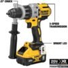 DEWALT 20V MAX XR Cordless Drill Combo Kit review with Hammer Drill and Impact Driver