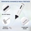FoodVille MF05 Milk Frother Review Rechargeable USB Foam Maker for Coffee Lovers