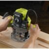 Ryobi RE180PL1G 2HP Plunge Router review powerful tool for precise woodworking