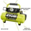 61cSbUQ9lGL._AC_SL1000_ RYOBI ONE+ Portable Air Compressor P739 Review A Compact Cordless Tool for Tire Inflation