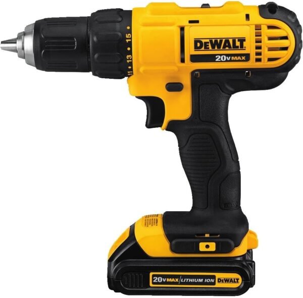 61dPKONTxQL._AC_SL1000_ DEWALT 20V MAX Cordless Drill DCD771C2 Review with 100-Piece Accessory Set Insights