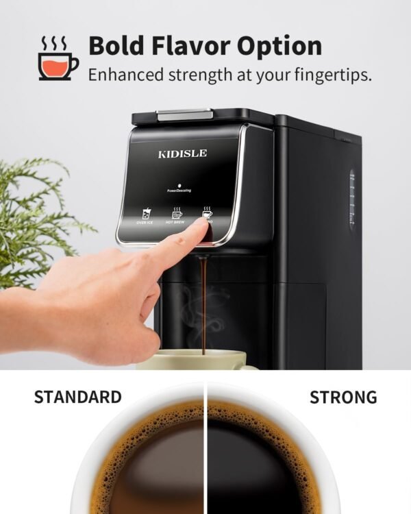 Review of KIDISLE KC311 Coffee Maker with Iced and Bold Brewing Options