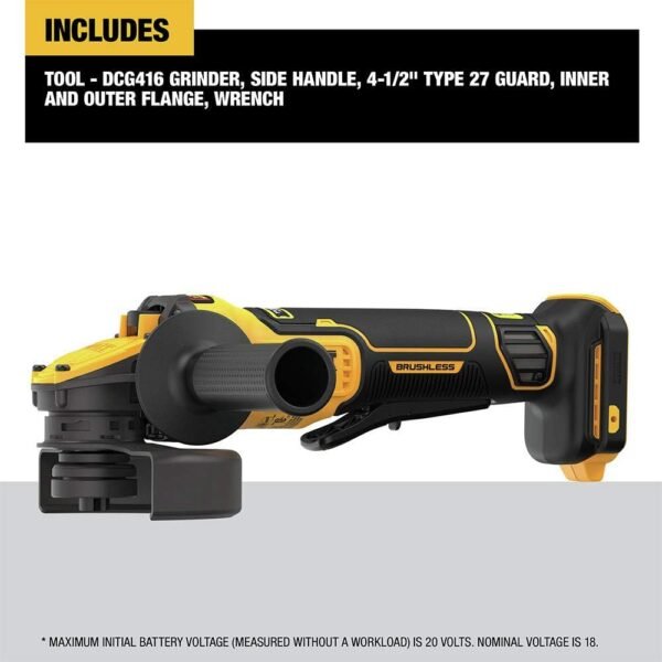 61hn3DmP6sL._AC_SL1000_ DEWALT 20V MAX Angle Grinder DCG416B Review Best Cordless Power Tool for Professionals
