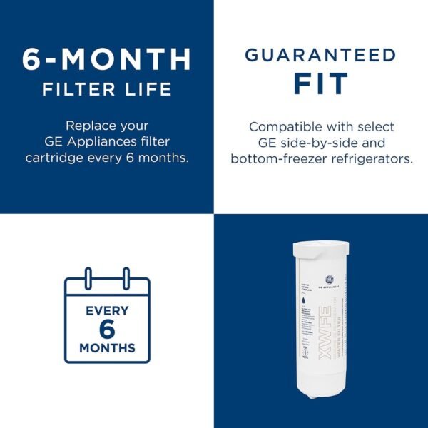 61mtFeRNnrL._AC_SL1500_ GE XWFE Refrigerator Water Filter review Genuine Replacement for Clean and Safe Drinking Water