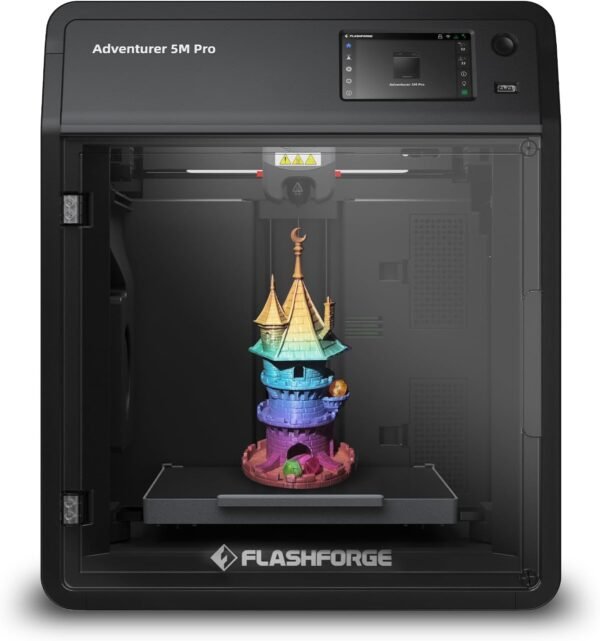Review of FLASHFORGE Adventurer 5M Pro 3D Printer High-Speed Performance