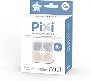 61pibQzljEL.__AC_SY300_SX300_QL70_FMwebp_ Catit PIXI Cat Drinking Fountain Filter Review 6-Pack for Cleaner Water