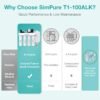 SimPure T1-100ALK Alkaline Reverse Osmosis Water Filter review for pure, mineral-rich hydration