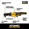 DEWALT ATOMIC 20V MAX Cordless Ratchet DCF512B review powerful tool for tight spaces