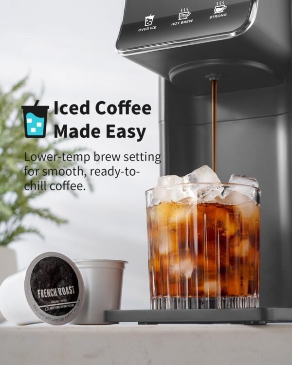 KIDISLE KC311 Coffee Maker Review Compact Drip Machine with Iced and Bold Settings