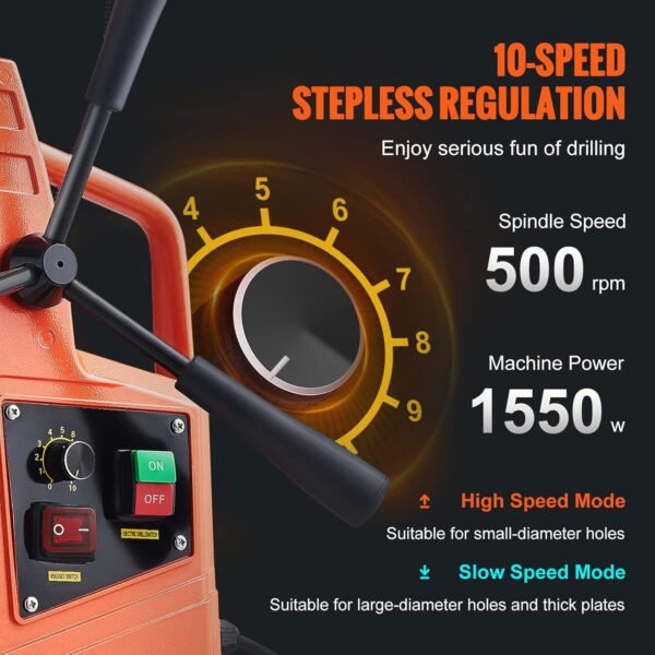 VEVOR Magnetic Drill Review Powerful 1550W Portable Electric Mag Drill Press
