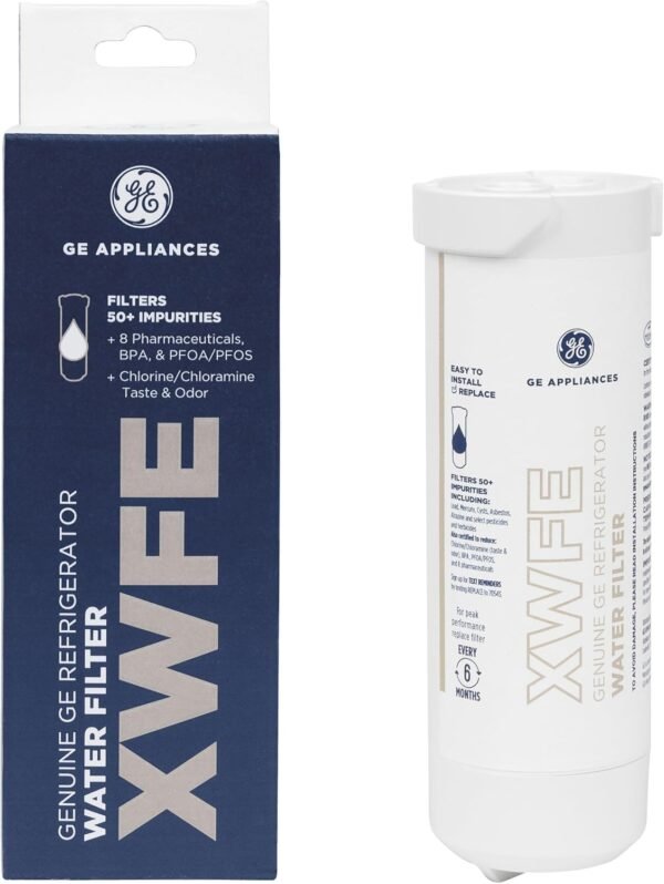 717MAdQLQVL._AC_SL1500_ GE XWFE Refrigerator Water Filter review Genuine Replacement for Clean and Safe Drinking Water