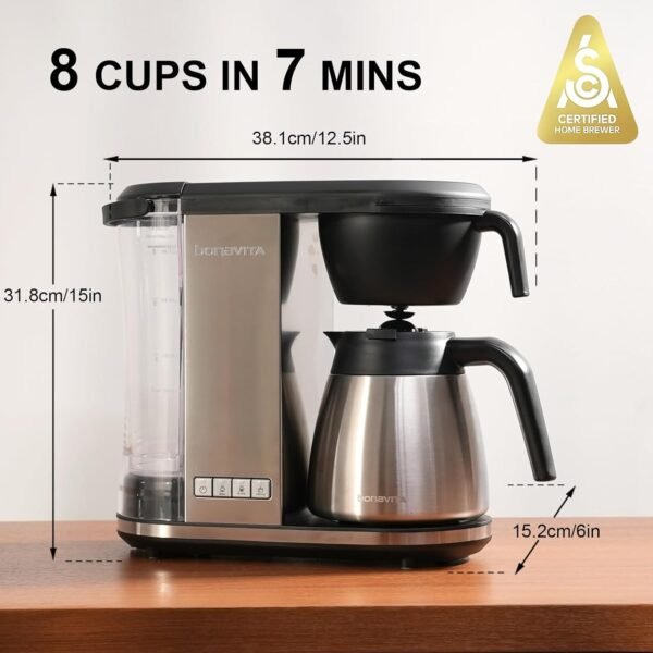 717YgIRV9uL._AC_SL1500_ Bonavita BVC2201TS 8 Cup Coffee Maker Review SCA Certified with Thermal Carafe